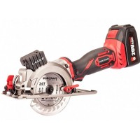 Akumuliatorinis mini diskinis pjūklas 115mm su lazeriu 20V LI-ION